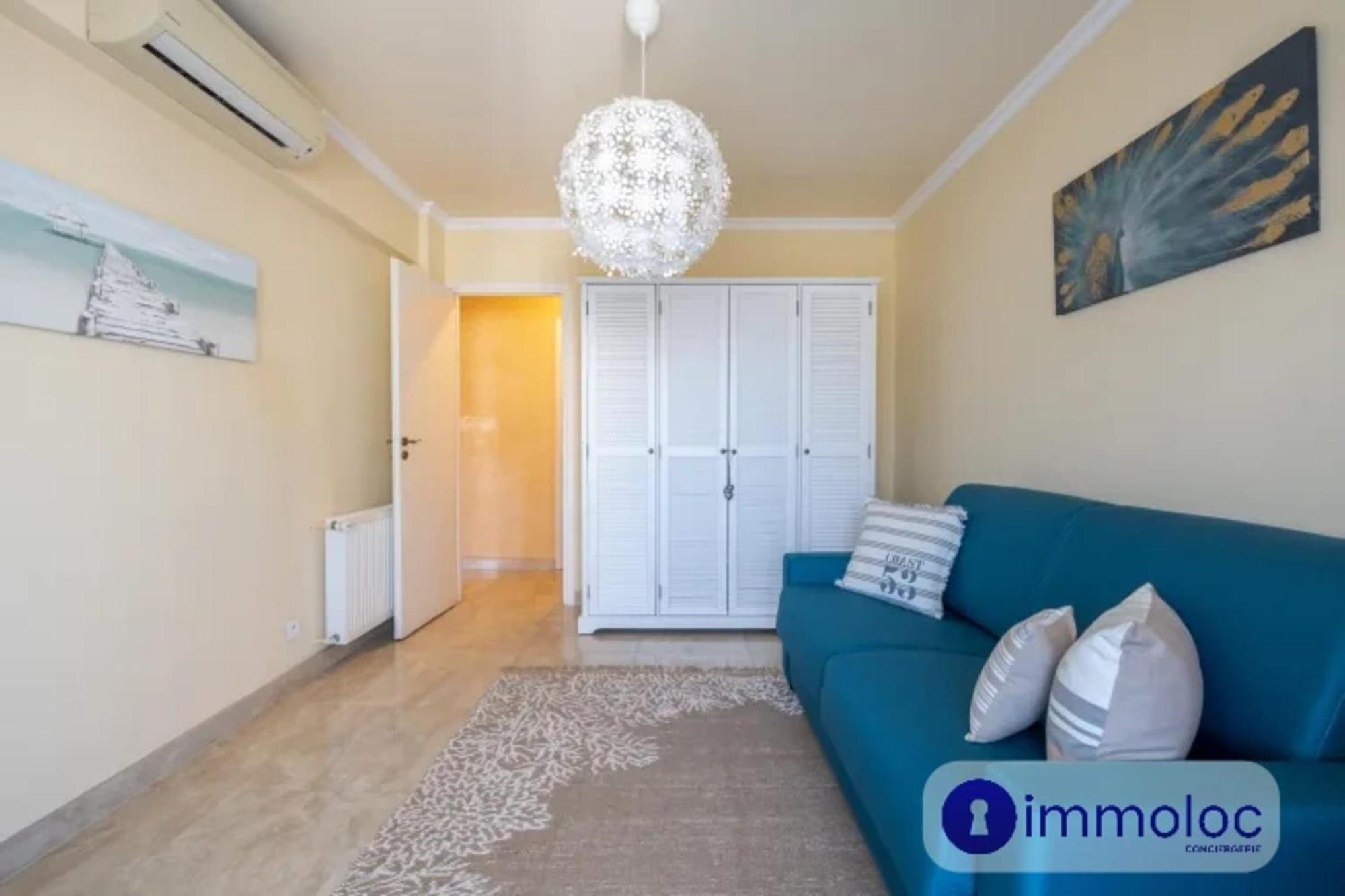 Air-Conditioned Apartment With Terrace Sea View Nice Luaran gambar