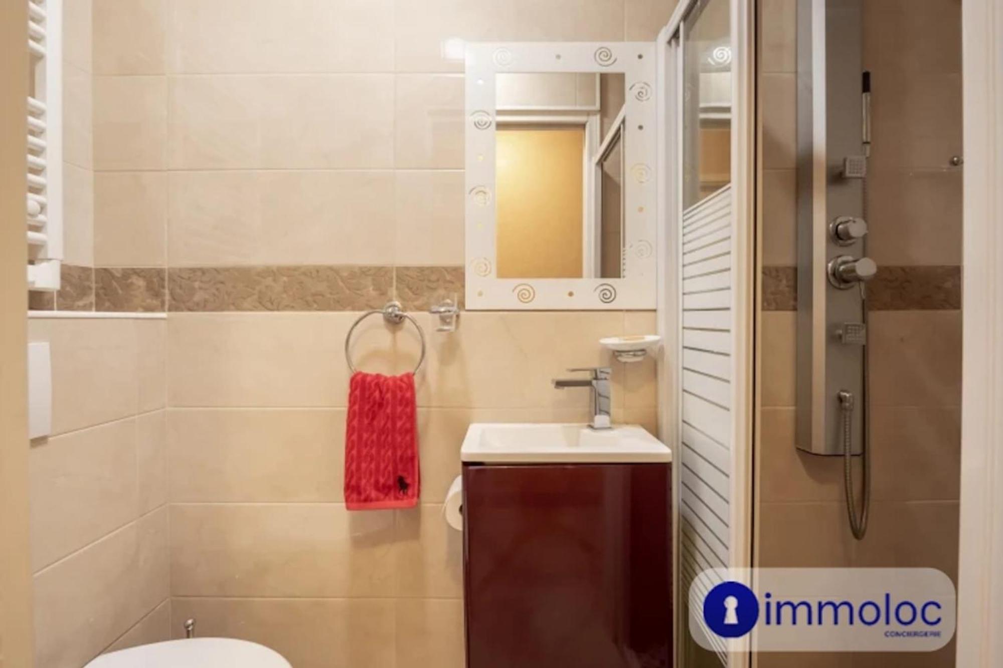 Air-Conditioned Apartment With Terrace Sea View Nice Luaran gambar