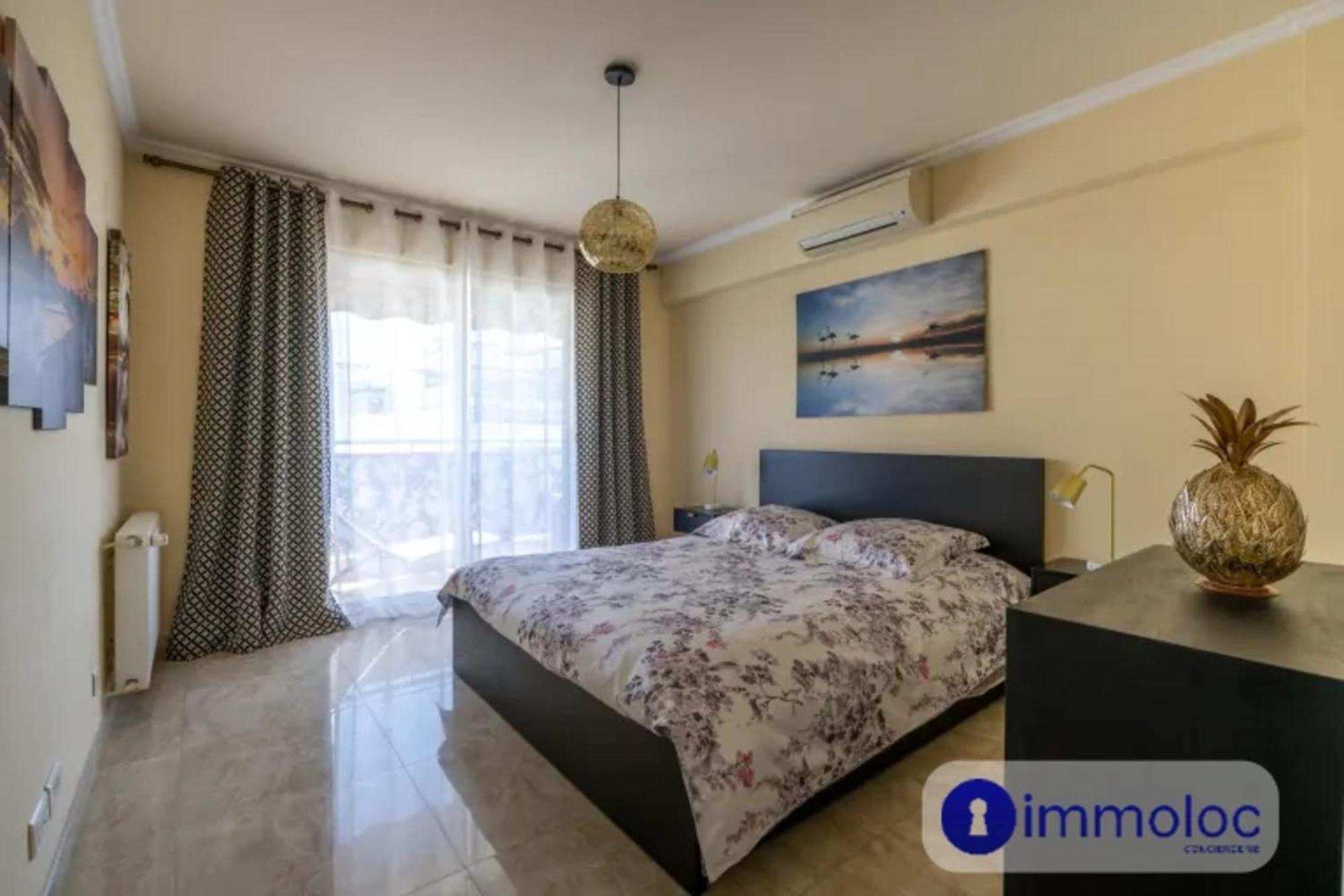 Air-Conditioned Apartment With Terrace Sea View Nice Luaran gambar